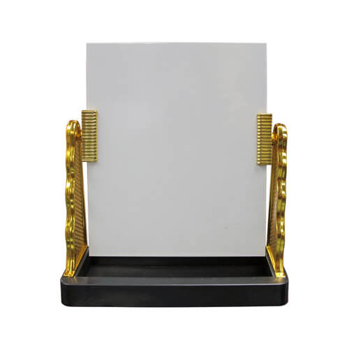 Stekleni okvir z zlatim ogledalom 14 x 16 cm Sublimacija Termični prenos