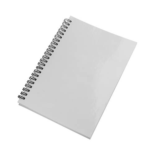 Spiral-notesbog A5 med papomslag til sublimering