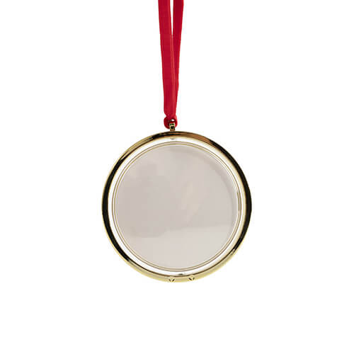 Rotating Christmas tree ornament for sublimation - gold