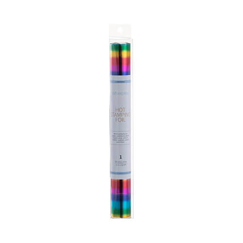 Warmdrukfolie - regenboog