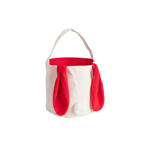 Bag in the shape of a hare for sublimation - red ears