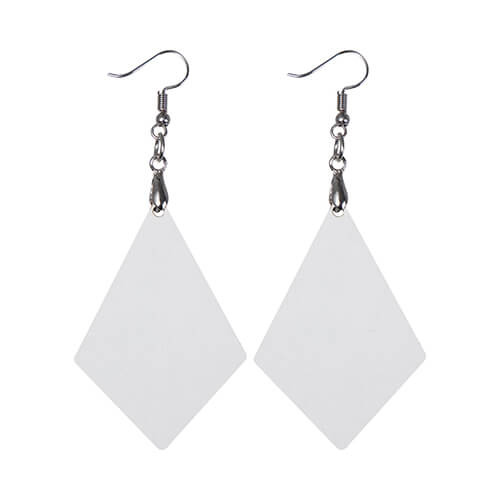 Boucles d'oreilles en MDF pour sublimation - diamant