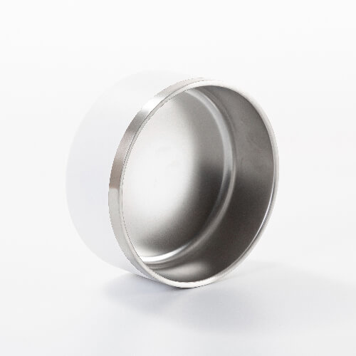 Stainless steel bowl 960 ml for sublimation - white matt