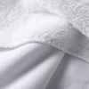 Microfiber and arctic fleece blanket for sublimation - White