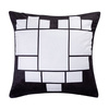 Plush pillowcase with panels for photos for sublimation - heart