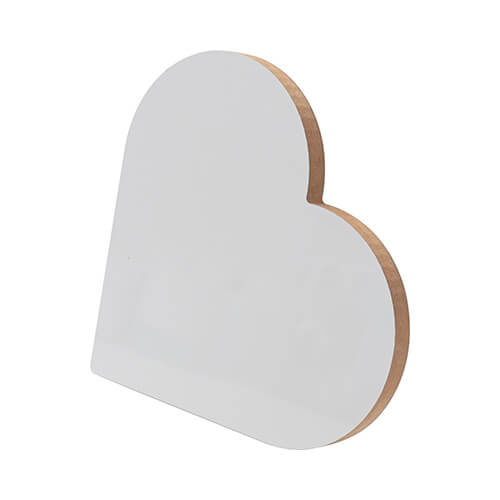 Rama foto - inimă din MDF pentru sublimare - 15,2 x 15,2 cm