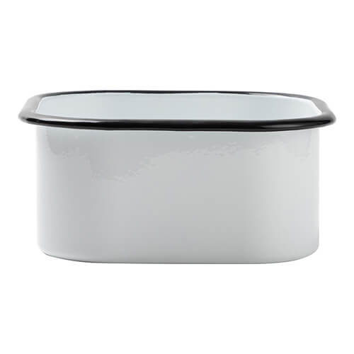 Miska emaliowana 16 x 16 x 7 cm do sublimacji