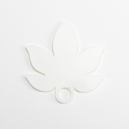 Acrylic name badge for 1200 ml mug for sublimation - leaf