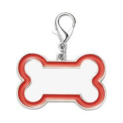 Dog tag for sublimation - red bone