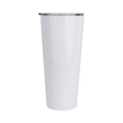 Mug - 1000 ml stainless steel tumbler for sublimation - white