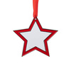Pendentif sapin de Noël en métal pour sublimation - Star