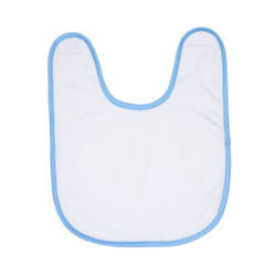 Frotte baby bib light blue Sublimation Thermal Transfer