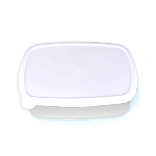 Plastična škatla bela 18 x 13 cm sublimacijski toplotni prenos