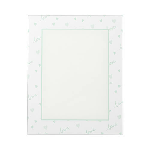 Okvir za sublimaciju stakla - 20 x 25 cm - Plava ljubav