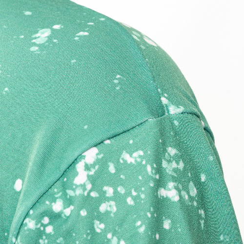 T-Shirt Cotton-Like Bleached Starry Green for sublimation