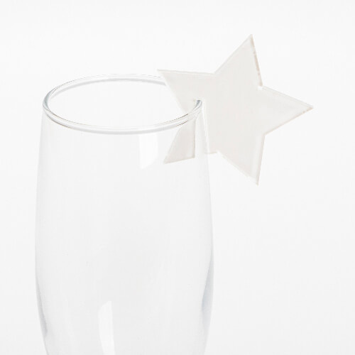 Acrylglashanger voor sublimatie - ster