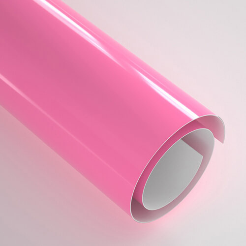 Itsekiinnittyvä folio 30,5 x 30,5 cm - 20 arkkia - Kiiltävä Coral Pink - Korallinvaaleanpunainen