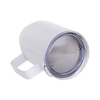 Taza alta de metal de 500 ml para café por sublimación - blanco