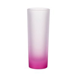 Verre dépoli pour sublimation 90 ml - dégradé mauve