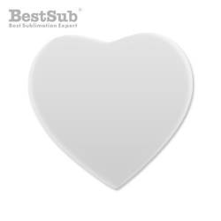 Magnes serce 9,5 x 9,5 cm Sublimacja Termotransfer
