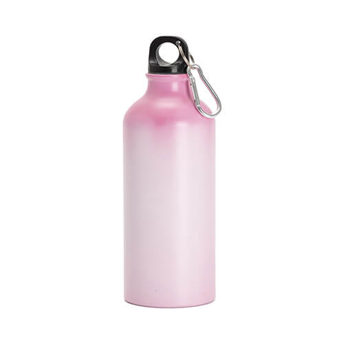 Bouteille de voyage 600 ml pour sublimation - couleur changeante rose > rouge