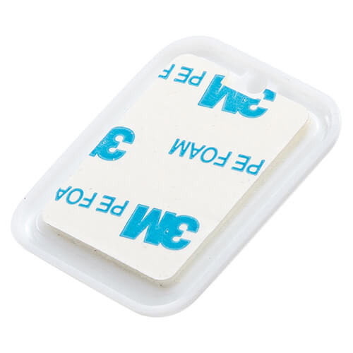 A small plastic hanger for sublimation - white rectangle