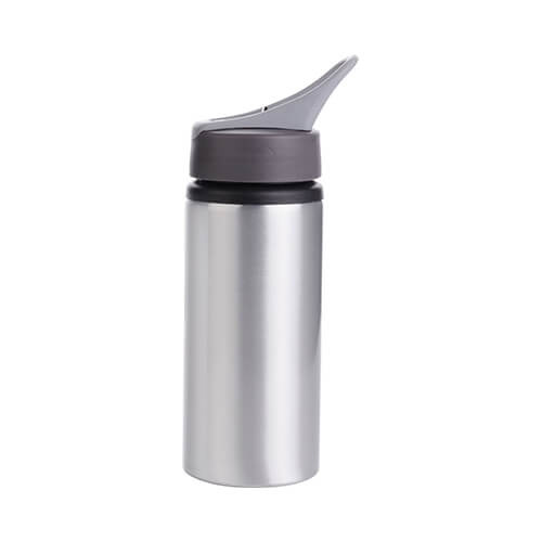 Aluminijasta steklenica 650 ml z ročajem za sublimacijo - srebrna