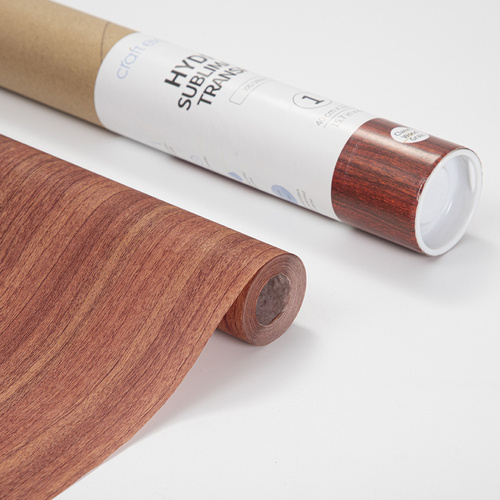Craft Express hydrosublimation foil - Red Wood Texture