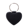 Leren sleutelhanger voor sublimatie - hart