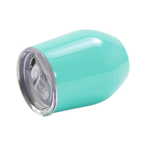 Mug for mulled wine 360 ml for sublimation - mint with a closable drinking hole