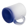 Mug en verre givré 330 ml pour sublimation - dégradé bleu marine