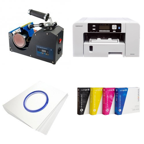 Sawgrass Virtuoso SG500 + PLUS-KBJ2 Mok Printer Kit Sublimatie Thermische Transfer