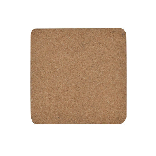 Aluminium and cork coaster Sublimation Thermal Transfer