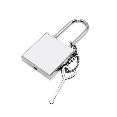 Kvadratni lokot 4 x 8 cm Sublimacijski termo transfer