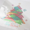 Sheet with cubic zirconia for thermal transfer - Christmas tree