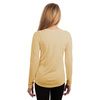 Naisten Solar pitkähihainen t-paita sublimaatiota varten - Vaaleankeltainen