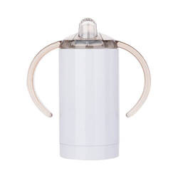 400 ml drypbæger i rustfrit stål til sublimering - hvid