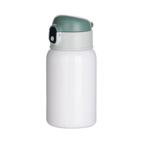 450 ml nerūsējošā tērauda pudele sublimācijai - balta