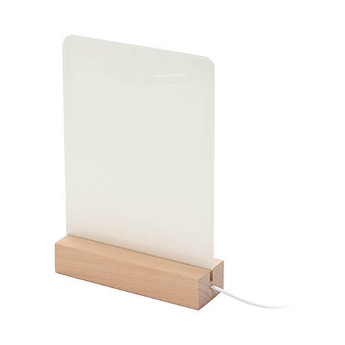 Akrylramme til sublimering - rektangel 20,3 x 15,3 cm 