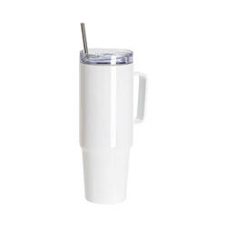 Stainless steel thermos 400 ml for sublimation - white