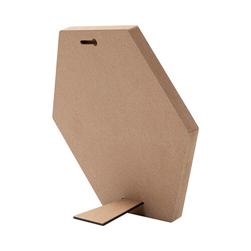 Hatszögletű képkeret MDF-ből szublimációhoz - 22,8 x 25,4 cm