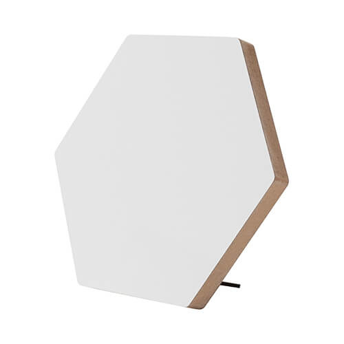 Hatszögletű képkeret MDF-ből szublimációhoz - 17,8 x 20,3 cm