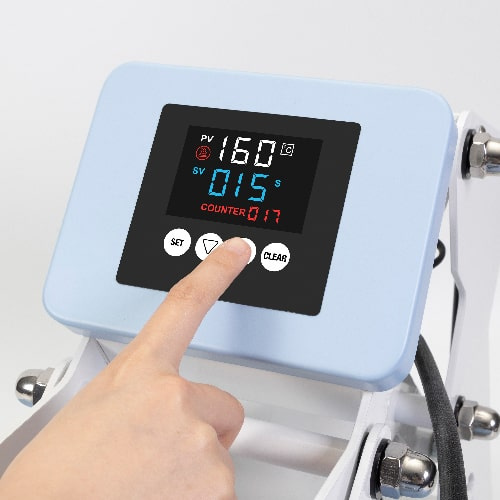 Automatikus síkágyas présgép kihúzható felső 40 x 50 cm-es felülettel