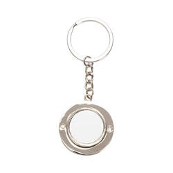Vrtljivi obesek za ključe za sublimacijo - krog
