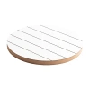 Rama foto rotundă din MDF, dungată, Ø 25,4 cm