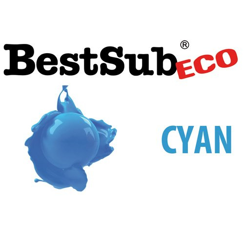 BestSub Eco sublimatsioonitint - Cyan 100 ml 