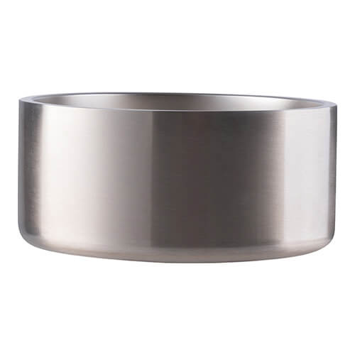 960 ml roestvrijstalen hondenbak voor sublimatie - zilver