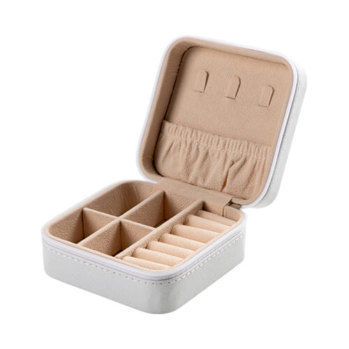 Boîte à bijoux pour sublimation - blanc