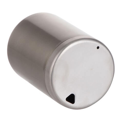 Un mug sans anse 300 ml en acier inoxydable avec couvercle pour sublimation - argent