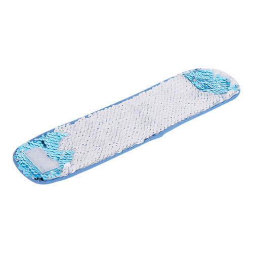 Wristband with two-colour sequins for sublimation - light blue